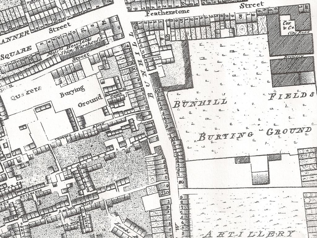 Horwood 1792 Bunhill Row3