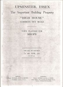 Sale Catalogue cover 1935