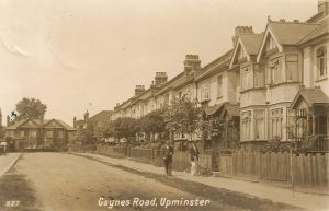 Belgian refugees were housed in Gaynes Road
