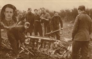 Remains of Airship SL-11 at Cuffley 