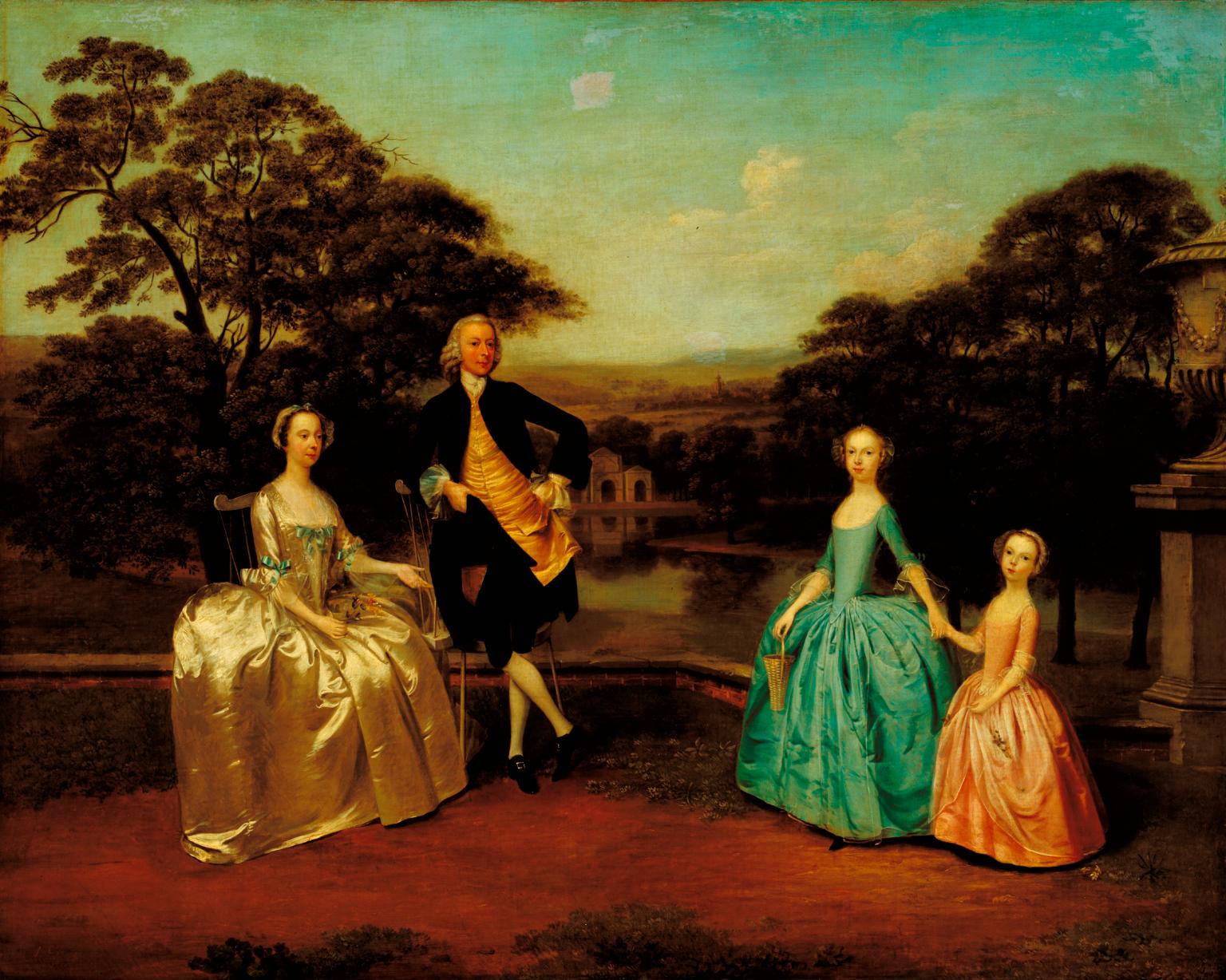 Robert & Mary James and daughters Elizabeth & Ann